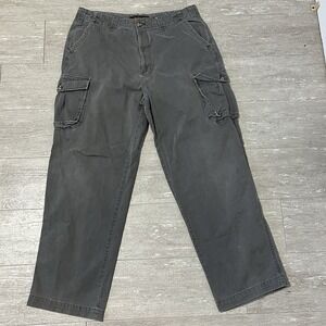 Timberland Cargo  Work Wear Pants Men's Size 36x30 Grey Cargo Stratham Twill